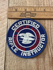 National Rifle Association NRA Certified Shotgun Instructor Embroidered 4" Patch