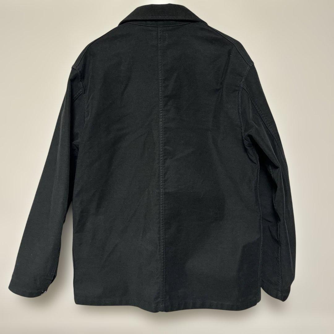 orSlow Black Coverall Jacket Snap Button Cotton S… - image 4
