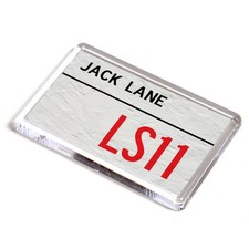 FRIDGE MAGNET - Jack Lane LS11 - UK Postcode