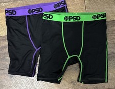 Boy s PSD 2 Pack Of Black Boxer Briefs Size L NWOT