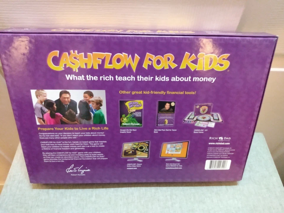 Juego de mesa Rich Dad Cashflow para niños 2013, completo, sin perforar, nuevo en caja abierta Foto 2 de 4