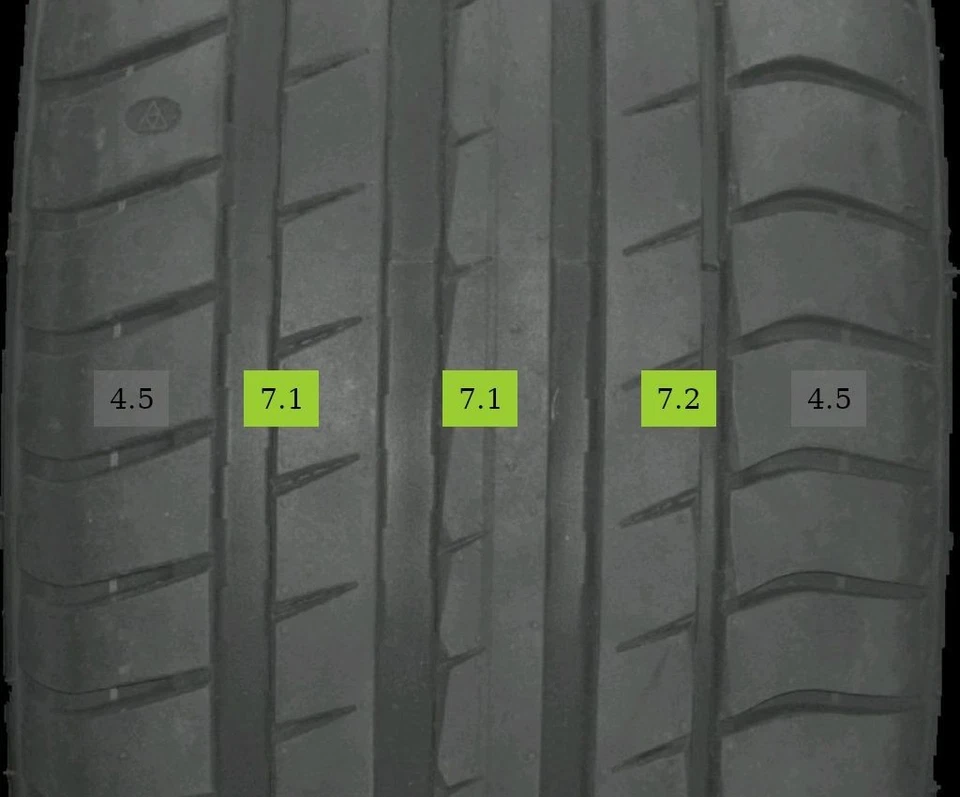 235/45 R20 100Y Sommerreifen Triangle Effex Sport 6-7mm DOT 4624 - 4 REIFEN - Bild 3 von 4