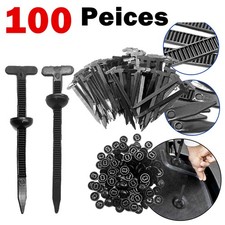 100PCS Nylon Universal Cable Tie Buckle Self-locking Zip Tie Adjust Strap Clamp