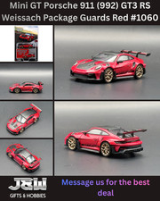 Mini GT Porsche 911 (992) GT3 RS Weissach Package Guards Red #1060 1/64