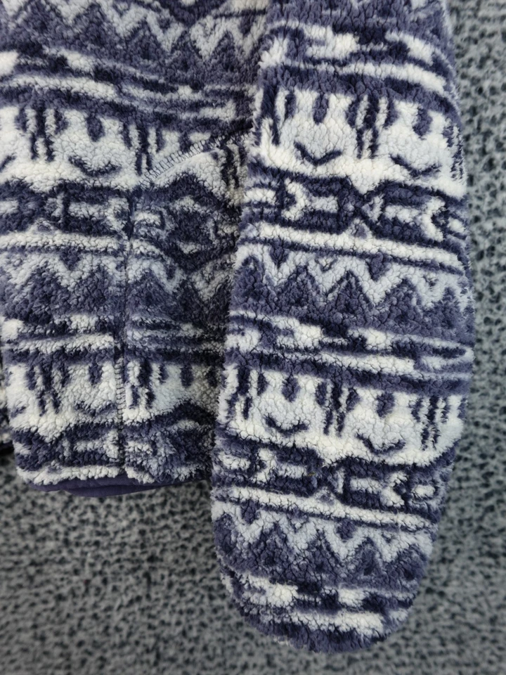 Sudadera con capucha polar Columbia West Bend para mujer grande estampada multicolor manga larga Foto 4 de 4