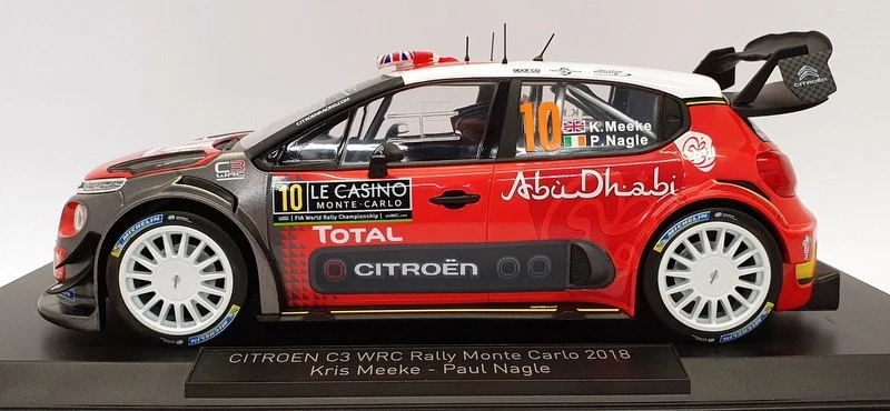 Norev 1/18 Scale Model 181636 - Citroen C3 WRC 2018 Monet Carlo 2018 - Image 2 of 4