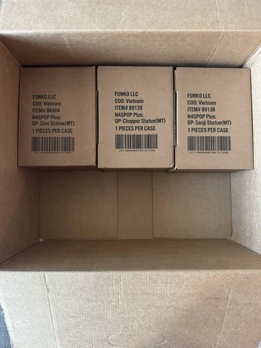 ** Unopened** Funko Pop One Piece Bronze Bundle: Zoro, Sanji, & Chopper