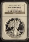 2013 W NGC PF70 ULTRA CAMEO AMERICAN SILVER EAGLE