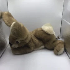 Aurora A&A Plush Rabbit Bunny Brown Realistic Flopsie Weighted