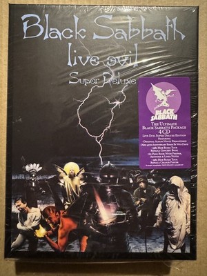 Black Sabbath Live Evil 4 CD Super Deluxe Box Set