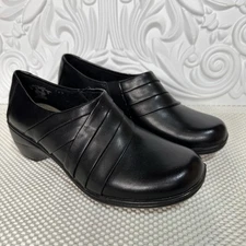 THOM MCANN LEATHER CLOG STYLE COMFORT SHOES SIZE 7.5