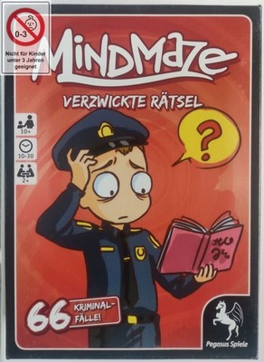 Pegasus Spiele 18252G - MindMaze Verzwickte Rätsel, 66 Kriminalfälle Bokarev, Ti