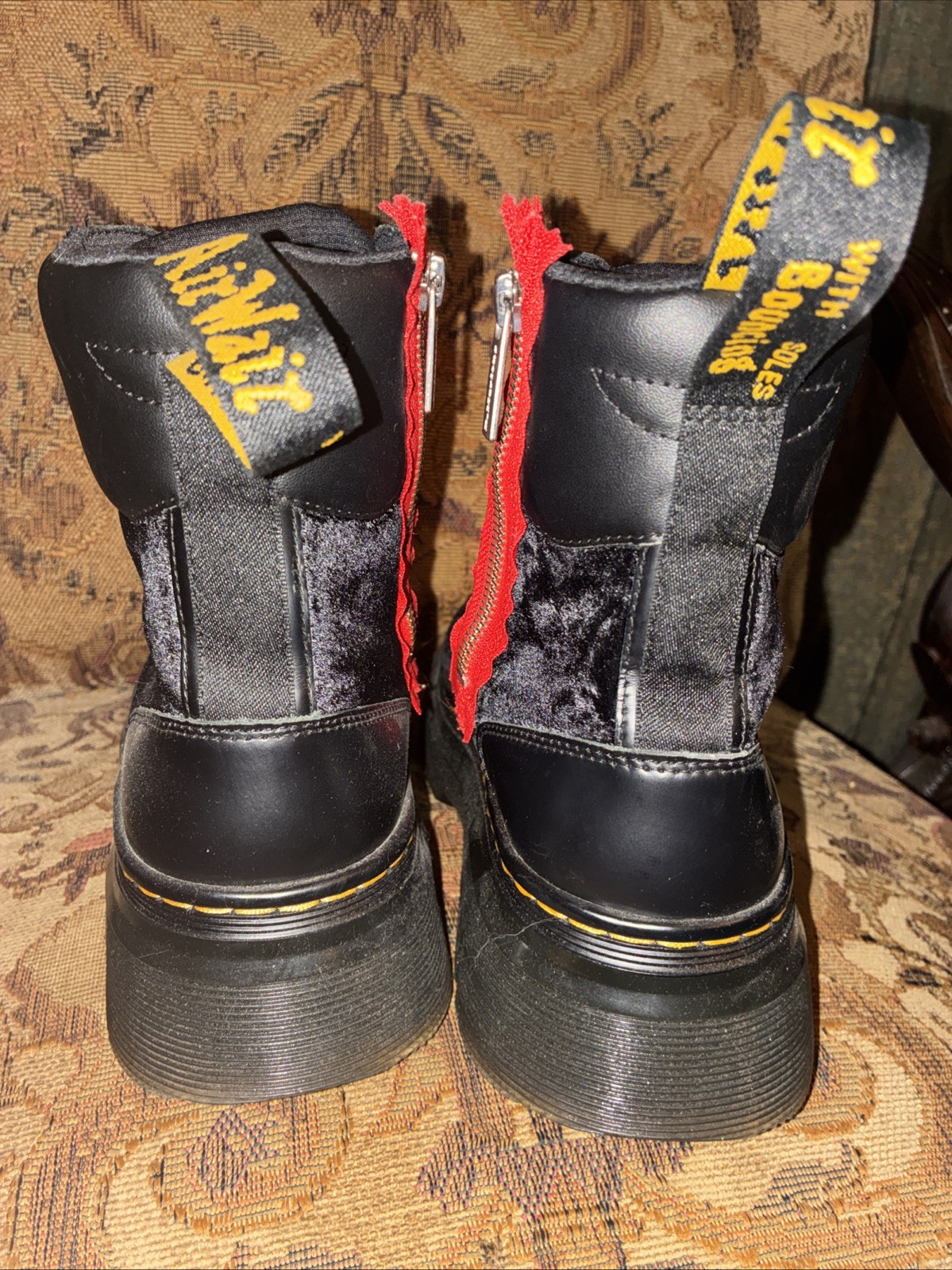 Dr Martens Boots Tarik X Atoms Velvet Unisex Uk 6 Men’s 7 Womens 8 Rare!!! image 7