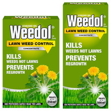 Weedol Verdone Fast Acting Lawn Weedkiller Concentrate Weeds Patio 500ml - 1L