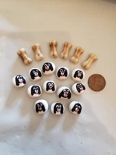 Lampwork And Ceramic Beads  Lot Of 18 PC 