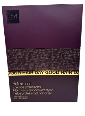 ghd Limited Edition Deluxe Geschenkset Cherry Chic Glätteisen & Haartrockner