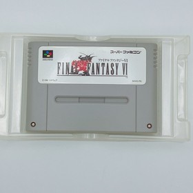 FF Final Fantasy VI 6 Nintendo Super Famicom SFC SNES Japanese Tested Box Manual