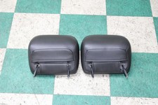 07-14 Escalade Black Leather Front Seat Pair Lh Rh Headrest Head Rest Oem