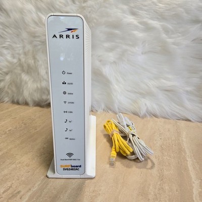 ARRIS SURFboard SVG2482AC DOCSIS 3.0 Cable Modem & Dual Band WI-FI 4-Port Router