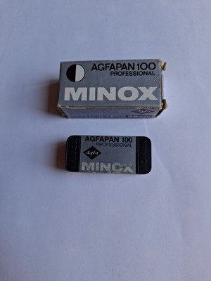 AGFAPAN 100 Professional MINOX, 36. 2 Filmrollen. Ablaufdatum 06/88. Versiegelt
