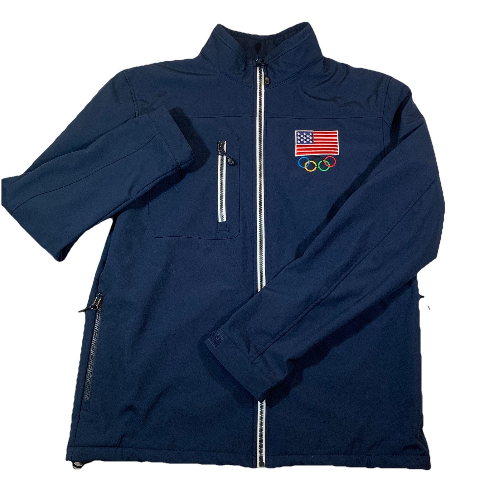 Olympic Team USA Hershey Softshell Jacket Windbre… - image 4