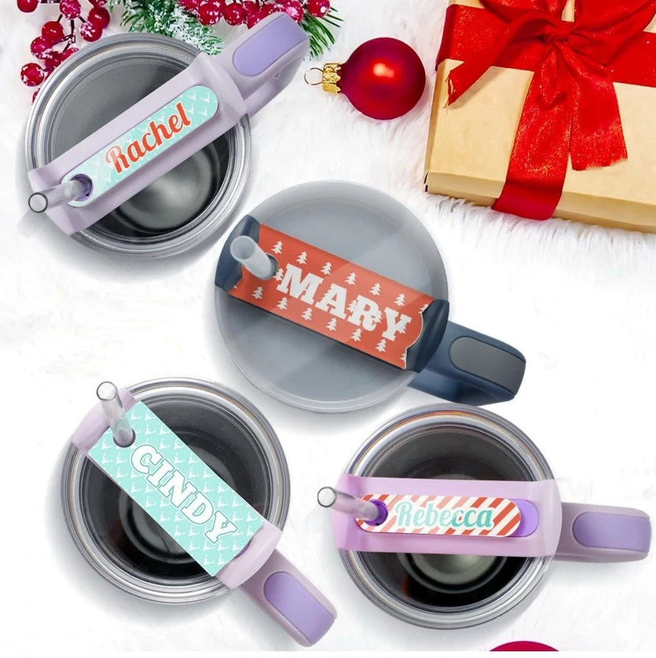 PYD Life 20 PCS Sublimation Acrylic Name Plates Blanks 3" x 1.25" for Stanley - Image 3 of 4