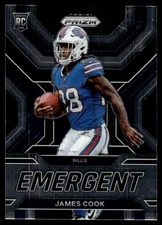 2022 Panini Prizm Emergent James Cook RC Buffalo Bills #E-13