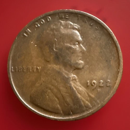 1922-D Rare Weak D Lincoln Wheat Cent Penny VF Strong Back Coin As Pictured 559
