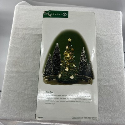 Department 56 Set of 5 Town Tree Heritage Village Collection 55654-5 Retired