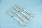 4 Reed & Barton Francis I Sterling 6-1/4" Paddle Blade Butter Spreader No Mono