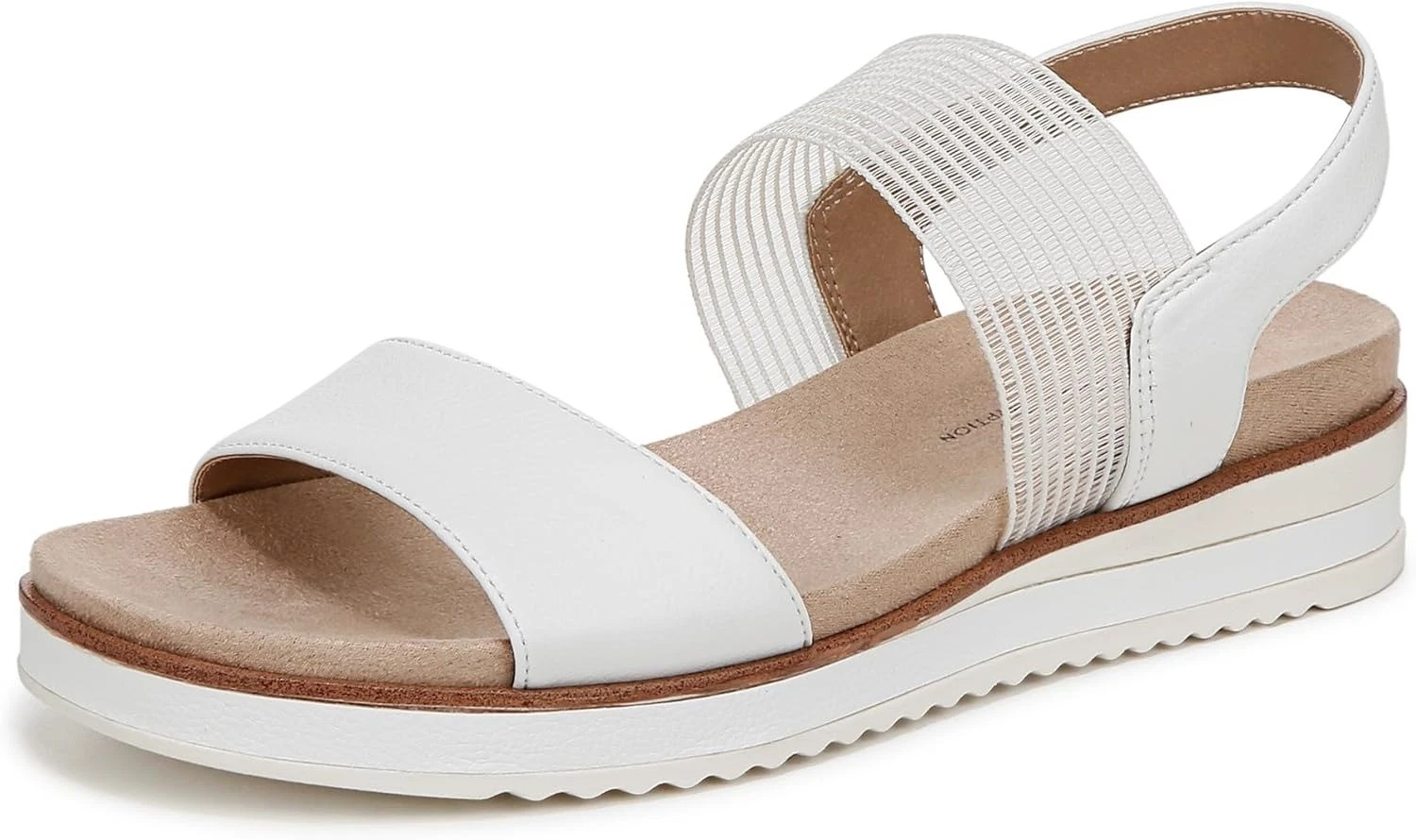 LifeStride Women's White Zing Slingback Sandals NW/OB 9M