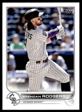 2022 Topps Brendan Rodgers Colorado Rockies #232