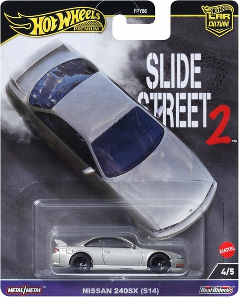 Nissan 240SX (S14) - Slide Street 2 - Hot Wheels Premium 1:64-image
