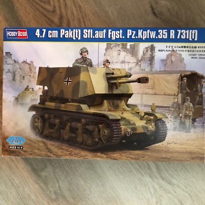 Maquette char : 5 cm Pak(t) Sfl.auf Fgst.Pz.Kpfw.35 R731 - Hobby Boss - Rue des Maquettes
