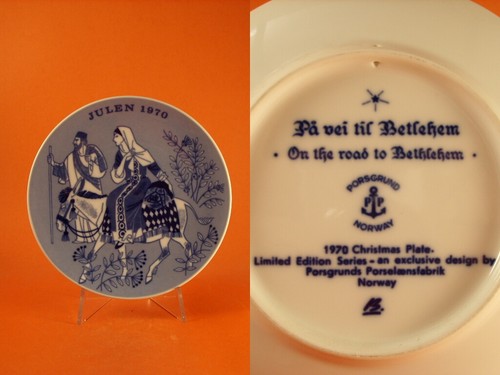 Porsgrund Plato De Navidad 1970 - Picture 3 of 3