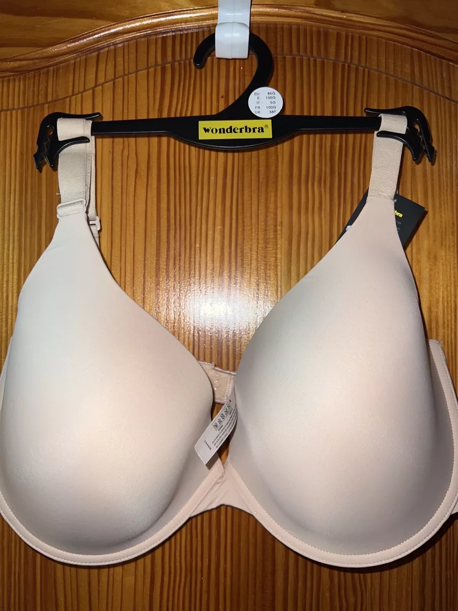 Wonderbra PUSH-UP Bra Size 38F Nude New Tags Beige