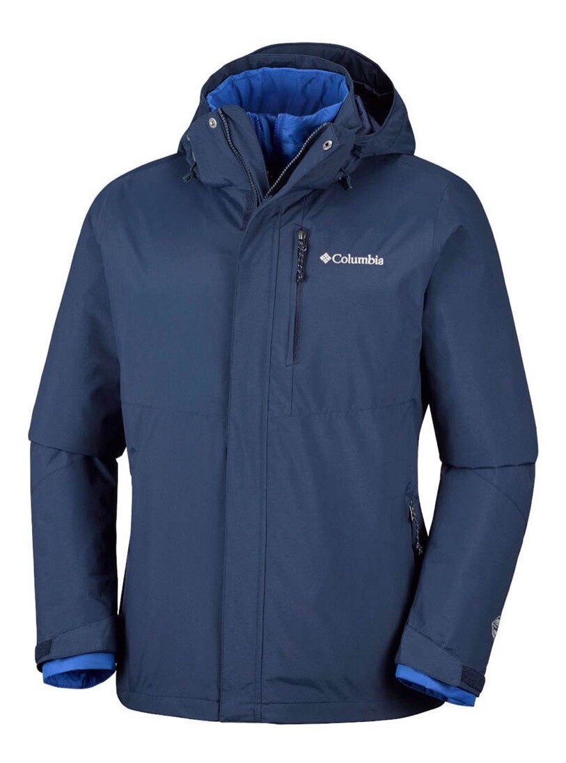 Chaqueta de Intercambio Columbia Element Blocker Marina para Hombre Talla S NUEVA + DEFECTOS