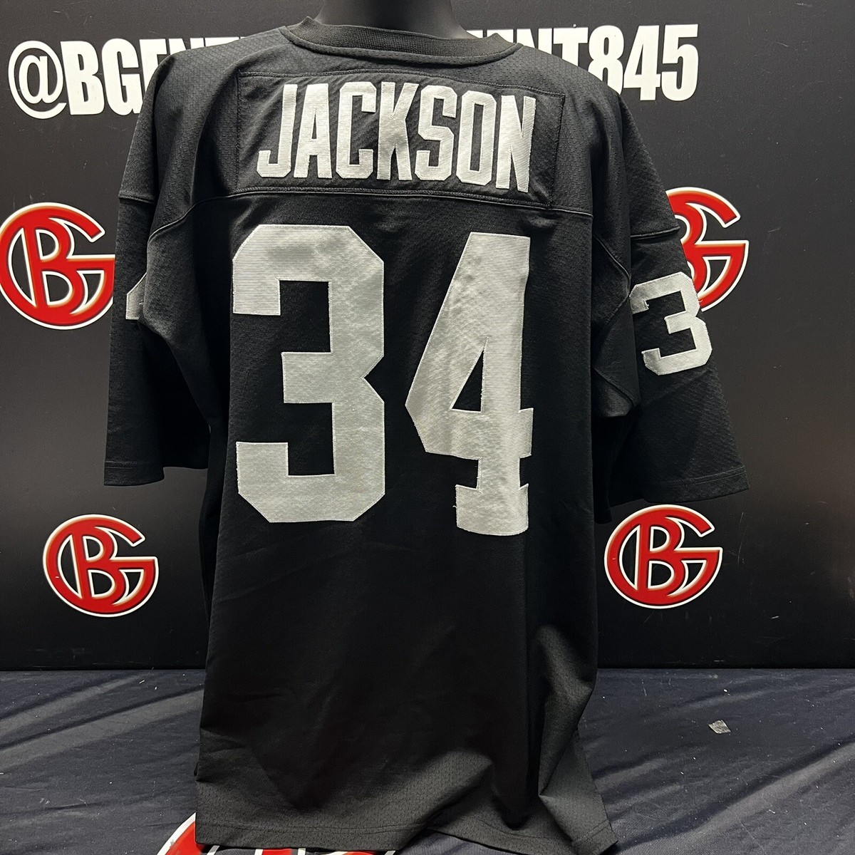 100% Authentic Mitchell & Ness 1990 LA Raiders Bo Jackson