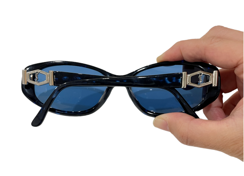 Vintage Yves Saint Laurent Oval Sunglasses Japan Authentic