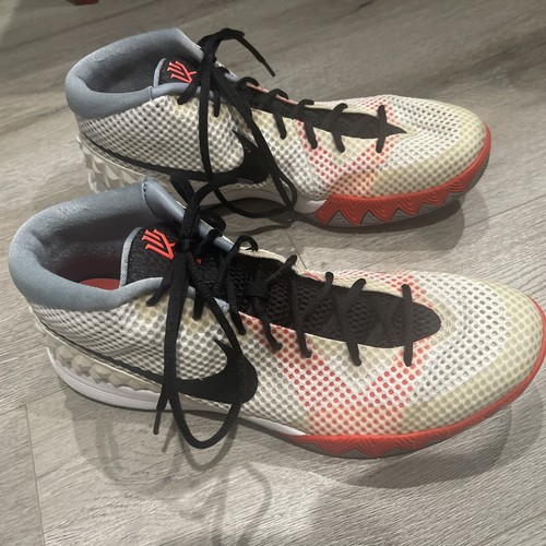 Mens Size 13- Nike Kyrie 1 Home 2015 Infrared White Red Black - Picture 2 of 7
