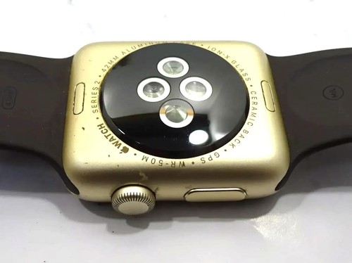 APPLE Watch Series 2 GPS - 42MM Aluminum Case A1758 - Gold - Photo 5 sur 5