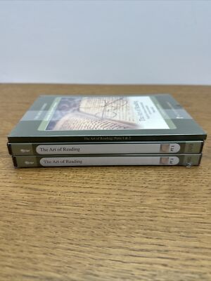 Great Courses: THE ART OF READING Parts 1 & 2 Course Guidebook 2 DVD Set NEW