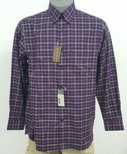 Daniel Cremieux Signature Purple Navy Checked L/S Men's Shirt M NWT 89.50