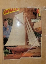 Brand New 5 Foot Wood Wooden 60" Clipper Ship Sail Boat Model 