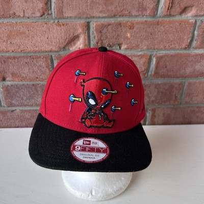 Chibi Deadpool Hat Marvel Strapback Cap 9Fifty New Era Original Fit OSFM Rare