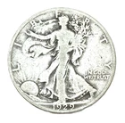 1929-S Walking Liberty Half Dollar  Silver Coin