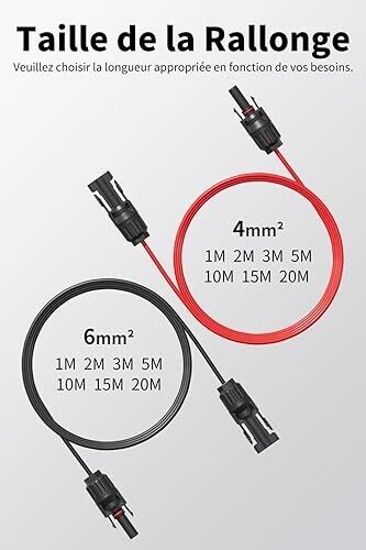 Solar Verlängerungskabel 4mm² Photovoltaik, IP68, Stecker-Buchse - Bild 7 von 9