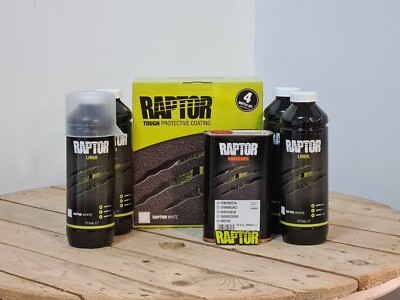 U-Pol Raptor Kit Vernice Antigraffio 4L Indurente UPOL - B.OLTREMARE RAL 5002 - Foto 6