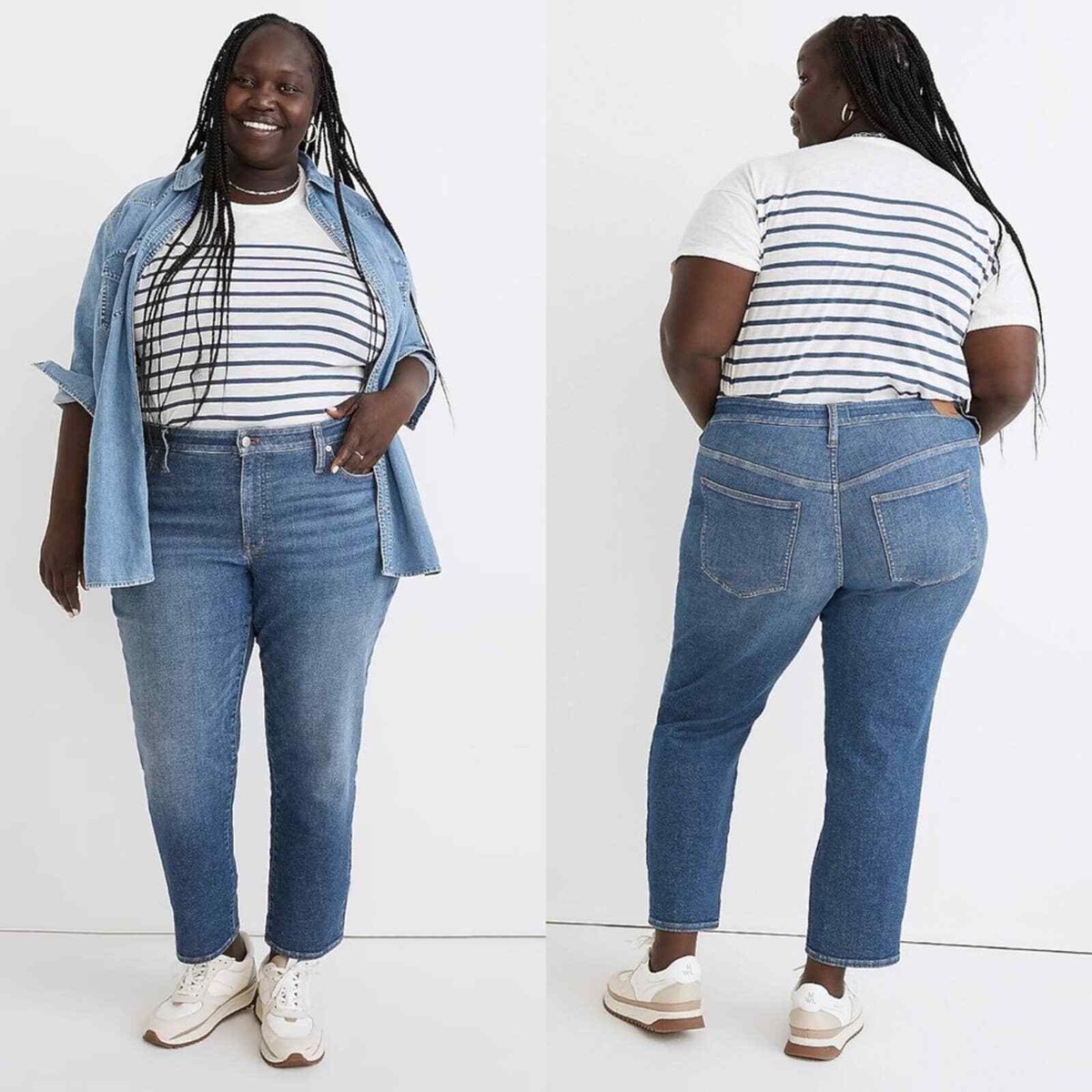 Madewell The Plus Curvy Perfect Mid-Rise Vintage Jean SZ 20W - Main Image