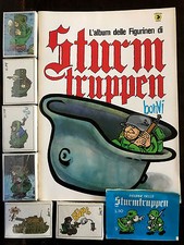 STURMTRUPPEN BONVI ALBUM NUOVO + FIGURINE NUOVE SET COMPLETO + Bustina NUOVA 